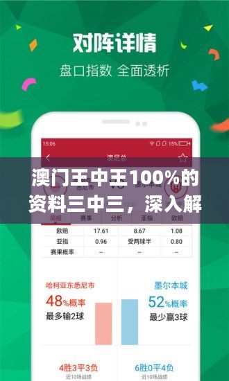 三中三澳門，探索神秘之地，揭示獨(dú)特魅力，探索神秘魅力，澳門三中三之旅揭秘獨(dú)特風(fēng)采