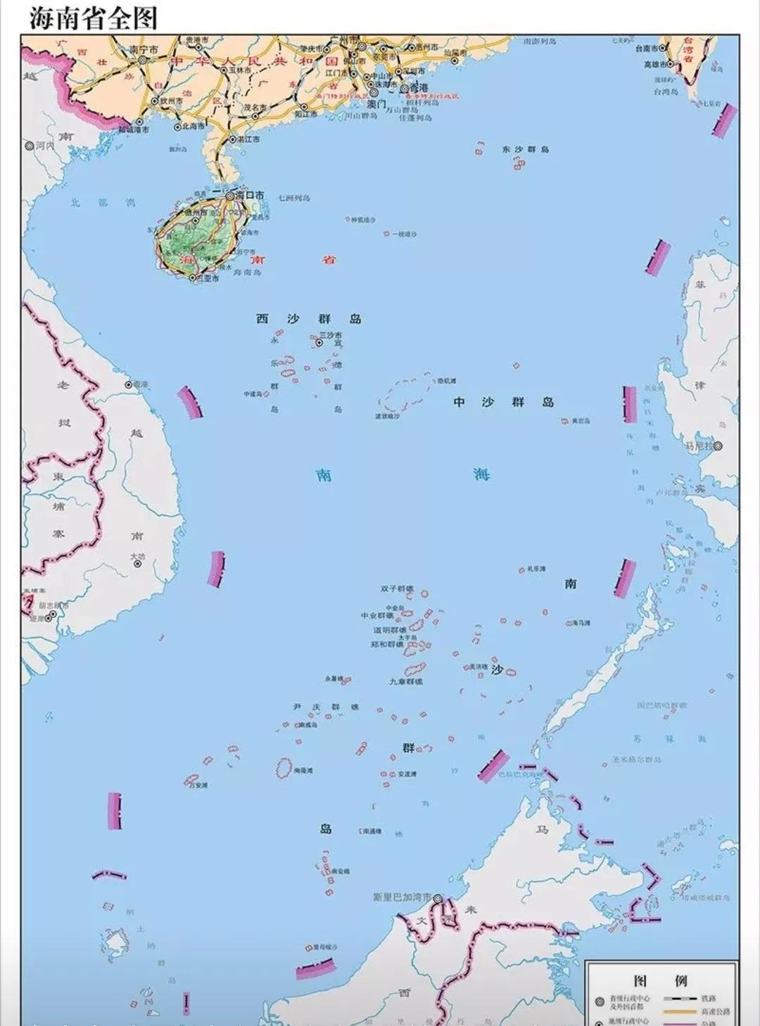 南海地圖高清版大圖，探索神秘的海洋疆域，南海高清地圖大圖，探索神秘海洋疆域之旅
