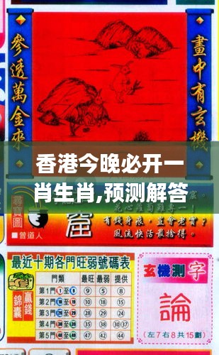 香港和彩王中王精準(zhǔn)一肖，揭秘彩票預(yù)測之謎，揭秘彩票預(yù)測之謎，香港和彩王中王精準(zhǔn)預(yù)測一肖技巧